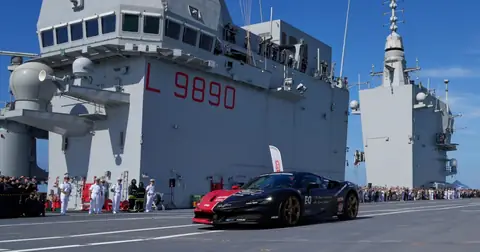 Italian Driver Sets Supercar Speed Record For Fastest Car on a Ship